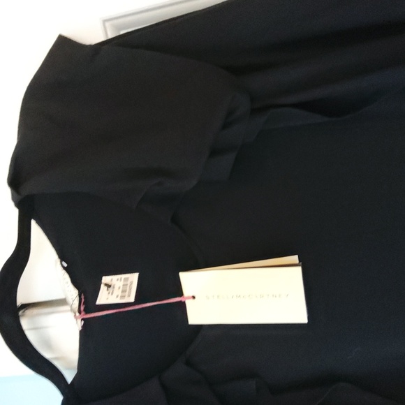 STELLA MCCARTNEY💥New💥🥳HOST PICK🥳Black Flutter Sleeve Dress - Picture 11 of 12